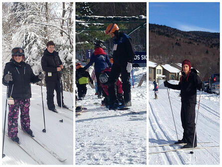 ski and board snow day