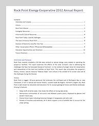RPEC 2012 Annual Report cover