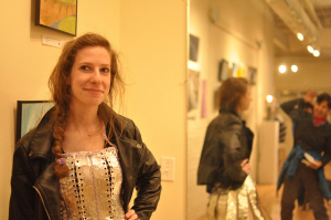 2014-art-show-the-artist-herself