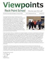 Cover of Viewpoints newsletter for Spring 2013