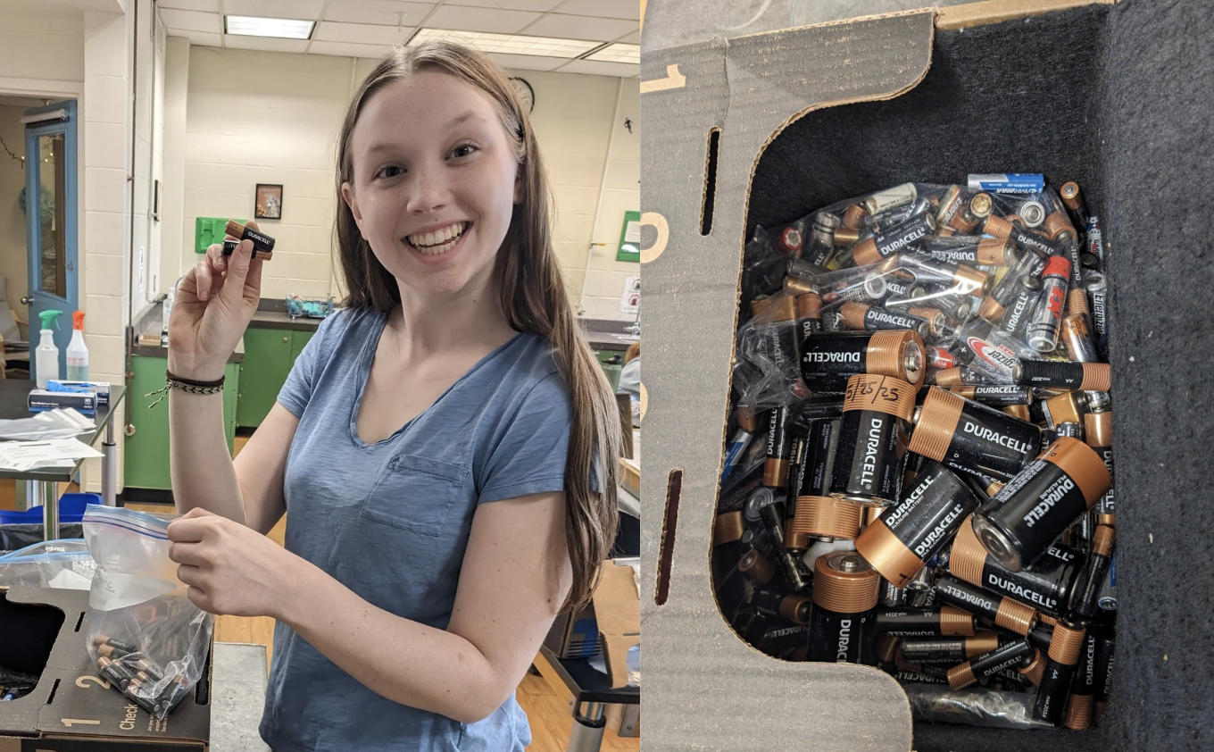 Students Participate in Vermont's Battery Bonanza Recycling Contest