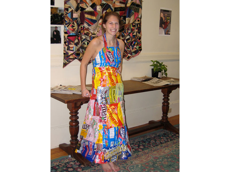 Snack-Wrapper Dress