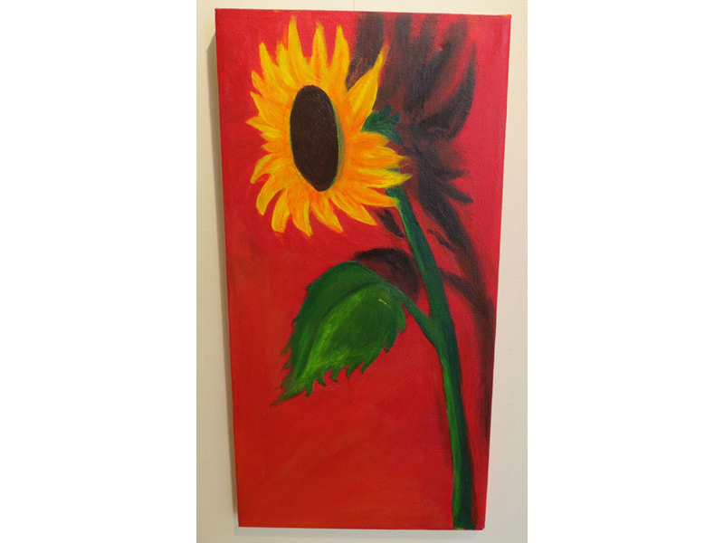Sunflower Red Vertical