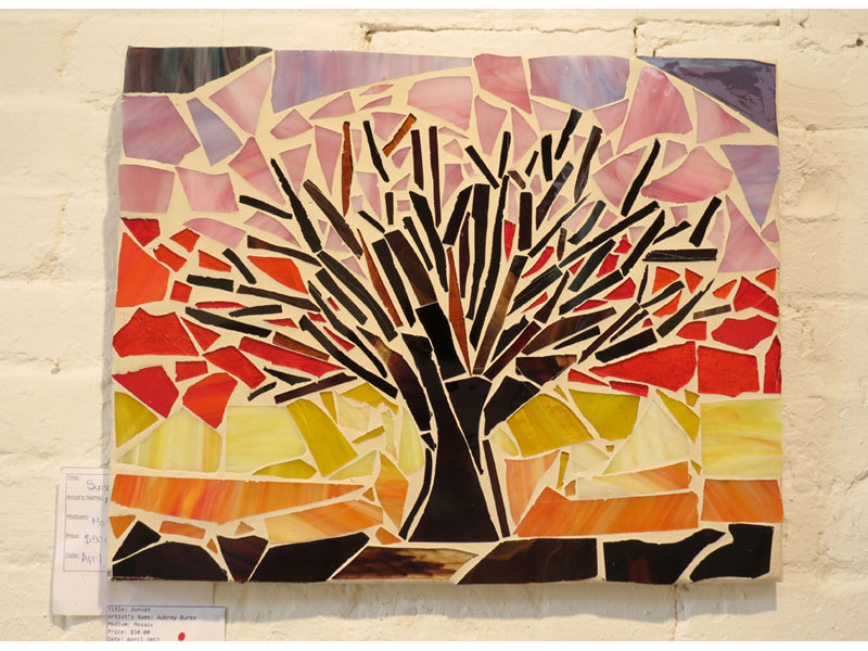 Tree in stained-glass